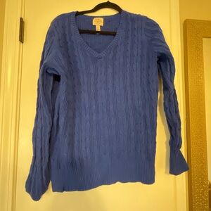 St. John's Bay Blue V-Neck Sweater